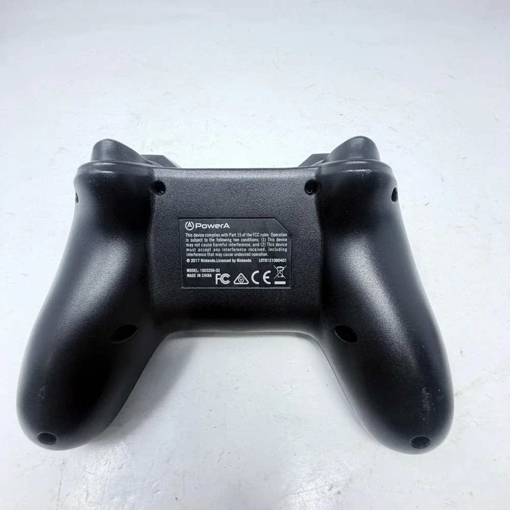 PowerA Nintendo Switch Wired Zelda Breath of Wild Controller Blk Gold 1503256-02